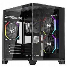1StPlayer BV5 ARGB ,Tool-free, NO PSU ,3x12cm ARGB Fan, 3USB2/2.0,HD Audio