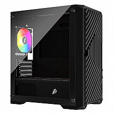 1StPlayer T5 ARGB ,Tool-free, NO PSU ,4x12cm ARGB Fan, 3USB2/2.0,HD Audio