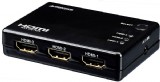 קופסת פיצול ל-3 מכשירי HDMI למסך אחד - ידני קופסת פיצול ל-3 מכשירי HDMI למסך אחד - ידני