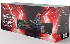 �� SCORPIUS 4-in-1 Advanced Gaming Combo Keyboard +  Mouse + Headset +Mousepad, USB