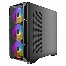 ANTEC AX1000 ARGB ,Tool-free, NO PSU ,4x12cm ARGB Fan, 3USB2/3.0, Audio & speaker