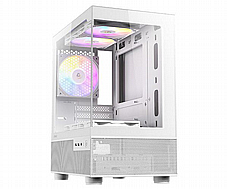 ANTEC CX200M RGB ELITE WHITE ,Tool-free, NO PSU ,5x12cm RGB , 2USB3.0, Audio & speaker