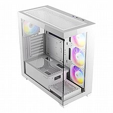 ANTEC CX300 ARGB WHITE ,Tool-free, NO PSU ,4x12cm ARGB , USB3.0+2USB2.0, Audio & speaker