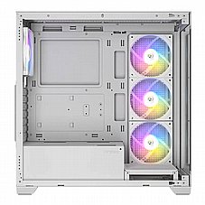 ANTEC CX300 ARGB WHITE ,Tool-free, NO PSU ,4x12cm ARGB , USB3.0+2USB2.0, Audio & speaker
