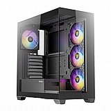 ANTEC CX300 ARGB BLACK ,Tool-free, NO PSU ,4x12cm ARGB , USB3.0+2USB2.0, Audio & speaker