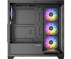 ANTEC CX300 ARGB BLACK ,Tool-free, NO PSU ,4x12cm ARGB , USB3.0+2USB2.0, Audio & speaker
