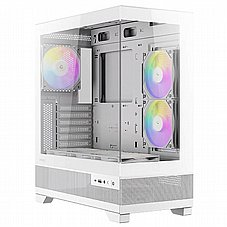 ANTEC CX700M ARGB WHITE ,Tool-free, NO PSU ,3x12cm ARGB , 2USB3.0+TYPE C, Audio & speaker