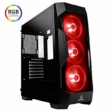 ANTEC  DF500 RGB  ,Tool-free, NO PSU , 3X120mm Fan, USB2.0/3.0, Audio & speaker