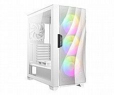ANTEC  DF700 FLUX WHITE  ,Tool-free, NO PSU , 3X120mm Fan RGB +2X120mm Fan, USB2.0/3.0, Audio & speaker