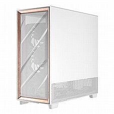 ANTEC FLUX PRO White  ,Tool-free, NO PSU , 4X140mm +2X120mm Fan, 2USB3.0+USB3 Type-C , Audio & speaker