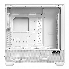 ANTEC FLUX PRO White  ,Tool-free, NO PSU , 4X140mm +2X120mm Fan, 2USB3.0+USB3 Type-C , Audio & speaker