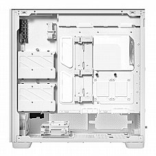 ANTEC FLUX PRO White  ,Tool-free, NO PSU , 4X140mm +2X120mm Fan, 2USB3.0+USB3 Type-C , Audio & speaker