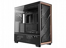 ANTEC FLUX PRO BLACK  ,Tool-free, NO PSU , 4X140mm +2X120mm Fan, 2USB3.0+USB3 Type-C , Audio & speaker