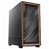 ANTEC FLUX SE BLACK  ,Tool-free, NO PSU , 4X140mm +2X120mm Fan, 2USB3.0+USB3 Type-C , Audio & speaker