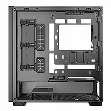 ANTEC FLUX SE BLACK  ,Tool-free, NO PSU , 4X140mm +2X120mm Fan, 2USB3.0+USB3 Type-C , Audio & speaker