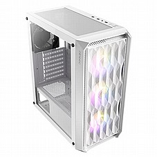 ANTEC NX292 WHITE ,Tool-free, NO PSU ,3x12cm LED 1x120mm RGB Fan, 3USB2/3.0, Audio & speaker