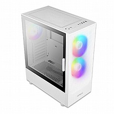 ANTEC NX410 WHITE ,Tool-free, NO PSU ,2 x 140 mm ARGB fan & 1 x 120 mm ARGB fan , 3USB2/3.0, Audio & speaker