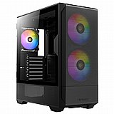ANTEC NX416L Black ,Tool-free, NO PSU ,2 x 140 mm ARGB fan & 1 x 120 mm ARGB fan , 3USB2/3.0, Audio & speaker