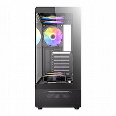 ANTEC VCX300 ARGB BLACK ,Tool-free, NO PSU ,5x12cm ARGB , USB3.0+2USB2.0, Audio & speaker