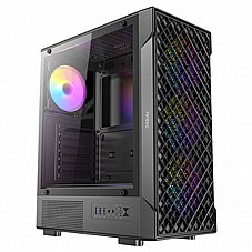 ANTEC VX320 ,Tool-free, NO PSU ,4x12cm ARGB Fan, 3USB2/3.0, Audio & speaker
