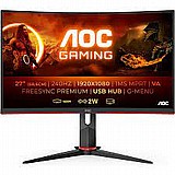  AOC GAMING C27G2ZU-BK VA "27 ,0.5MS ,240HZ ,SPK, HDMI