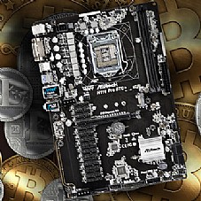 ASROCK H110 Pro BTC+ ,DualDDR4 2133/2400 ,8CH+LAN1000 ,DVI S1151