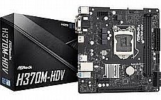ASROCK H370 H370M-HDV ,DualDDR4 2133/2400 ,8CH+LAN1000 ,HDMI S1151
