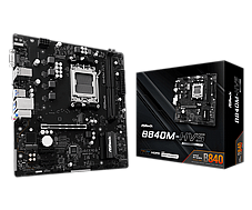 ASRock B840M-HVS , AM5,PCI-E, DualDDR5 5200 +LAN1000 HDMI