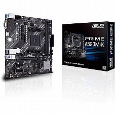 ASUS A520M-K , AM4,PCI-E, DualDDR4 2133/2400/2667/2933/3200 +LAN1000 HDMI