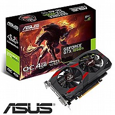 ASUS nVIDIA Geforce GTX1050TI CERBERUS-GTX1050TI-O4G  + HDMI / Dual DVI-I/ D-Sub, PCI-E 