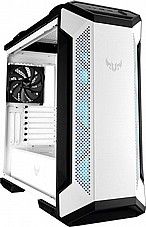ASUS TUF Gaming GT501 White with metal front , tempered-glass side , 120 mm RGB fan, 140 mm PWM fan, USB 3.1  BLACK
