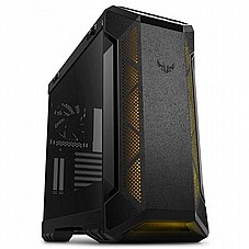 ASUS TUF Gaming GT501 with metal front , tempered-glass side , 120 mm RGB fan, 140 mm PWM fan, USB 3.1  BLACK