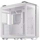 ASUS TUF Gaming GT502 White with metal front , tempered-glass side , 120 mm RGB fan, 140 mm PWM fan, USB 3.1 BLACK ASUS TUF Gaming GT502 White with metal front , tempered-glass side , 120 mm RGB fan, 140 mm PWM fan, USB 3.1 BLACK