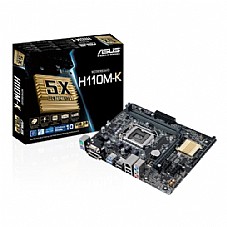 ASUS H110M-K H110 ,S1151 Core� i3/i5/i7,DDR4 2133, PCI-E ,1GB