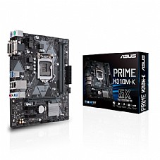ASUS PRIME H310M-K ,DualDDR4 2133/2400/2666,8CH ,1GB ,S1151 