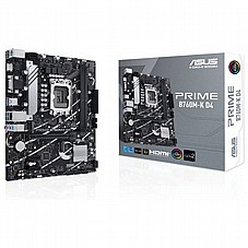 ASUS PRIME B760M-K D4 ,2DualDDR4 2133/2400/2666/2933/3000/3200 ,8CH ,1GB ,HDMI S1700