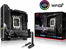ASUS ROG STRIX Z690-I GAMING WIFI , Core� i3/i5/i7/i9, 4DualDDR5 4800MHZ ,2XPCI-E, 2.5GB LGA1700