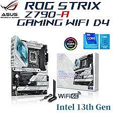ASUS ROG STRIX Z790-A GAMING WIFI D4 , Core� i3/i5/i7/i9, 4DualDDR5 5600/5400/5200/5000/4800MHZ ,2XPCI-E, 2.5GB LGA1700
