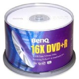 דיסקים לצריבה BENQ DVD -R X16 4700MB 120MIN CAKE 50 דיסקים לצריבה BENQ DVD -R X16 4700MB 120MIN CAKE 50