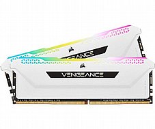 CORSAIR Vengeance� RGB Pro SL 16GB (2x8GB) DDR4 DRAM 3200MHz C16 White