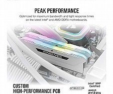 CORSAIR Vengeance� RGB Pro SL 16GB (2x8GB) DDR4 DRAM 3200MHz C16 White