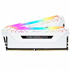 CORSAIR Vengeance� RGB Pro 16GB (2x8GB) DDR4 DRAM 3200MHz C16 White