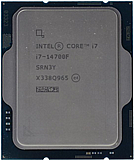 Intel Core Core i7-14700F 20 X 2.1GHz 33MB 3200MHz LGA1700 Tray 