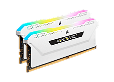 CORSAIR DDR4 Vengeance� RGB PRO SL White LPX 32GB (2x16GB) DDR4 DRAM 3600MHz C18