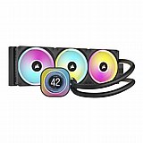 מאוורר למעבד CORSAIR ICUE LINK LCD H150I BLACK RGB PERFORMANCE LIQUID CPU COOLER with 3X140mm fans מאוורר למעבד CORSAIR ICUE LINK LCD H150I BLACK RGB PERFORMANCE LIQUID CPU COOLER with 3X140mm fans