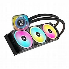 ������ ����� CORSAIR ICUE LINK LCD H150I BLACK RGB PERFORMANCE LIQUID CPU COOLER with  3X140mm fans