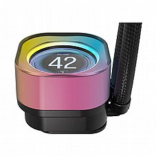 ������ ����� CORSAIR ICUE LINK LCD H150I BLACK RGB PERFORMANCE LIQUID CPU COOLER with  3X140mm fans