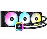 ������ ����� CORSAIR H150 RGB 360  WATER COOLING FOR CPU with  3X120mm fans