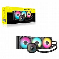 ������ ����� CORSAIR NAUTILUS 360 RS RGB 360MM  WATER COOLING FOR CPU with  3X120mm fans