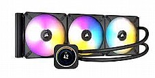 ������ ����� CORSAIR iCUE H150i ELITE LCD DISPLAY RGB  WATER COOLING FOR CPU with  3X140mm fans